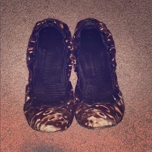 Burberry suede flats